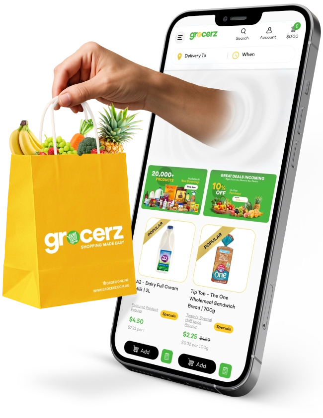 Grocers Footer section image